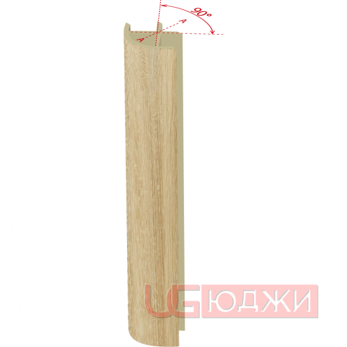 Соединительный уголок 90гр. H-150мм, дуб сонома (18)