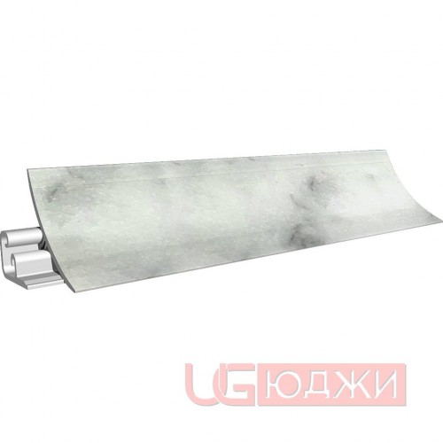 Плинтус для столешниц LB-23 RUS 3,0м 15 (6184) Мрамор белый (0437м, 0920м, 2349м, 3027м, 3027г, 730м, 730г, 3141м/600)