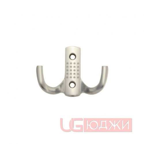 Крючок мебельный 2-х рожковый WP1208/К204, матовый