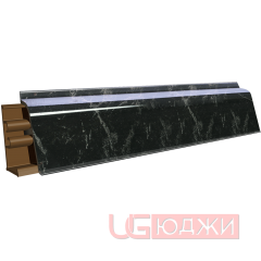 Плинтус для столешниц LB-38 3,0м 6094 (063м, 063г, 3029м, 906г, 1114м, 1114г/459)