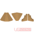 Комплект заглушек, бежевый