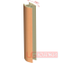 Соединительный уголок 135гр. H-150мм, бук (5)