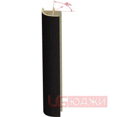 Соединительный уголок 90гр. H-150мм, венге (4.1)