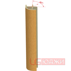 Соединительный уголок 90гр. H-150мм, дуб горный (1.1)