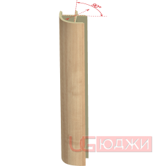 Соединительный уголок 90гр. H-150мм, клён (16)