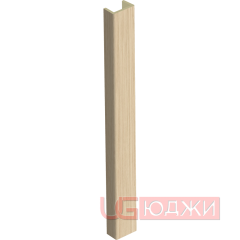 Торцевая заглушка H-100мм, дуб беленый (15)
