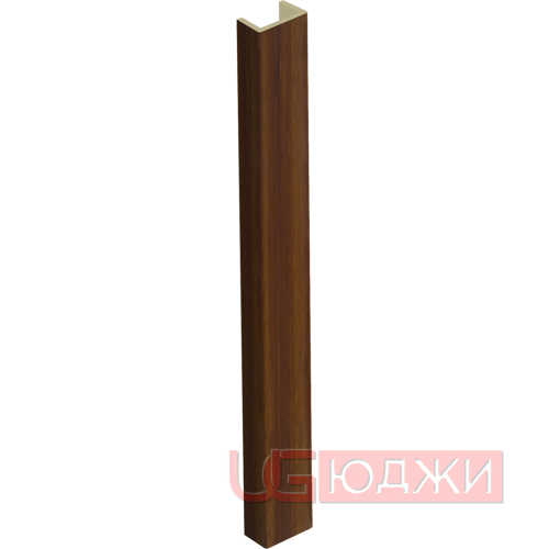 Торцевая заглушка H-100мм, орех тёмный (9)
