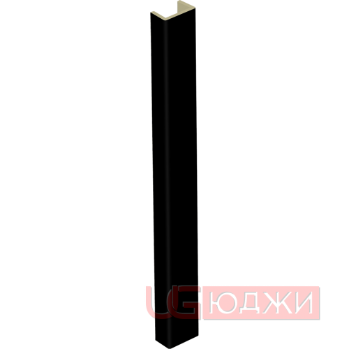 Торцевая заглушка H-100мм, чёрный (11.1)