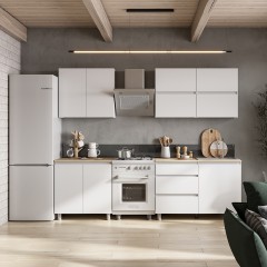 Готовая кухня Токио 2м серия 3, Белый