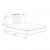 Кровать с латами Соло 180*200, Светло-бежевый