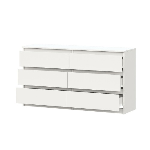 Комод с ящиками 1,38м Денвер, белый