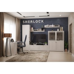 Шкаф для одежды и белья Sherlock 71 левый, ясень светлый
