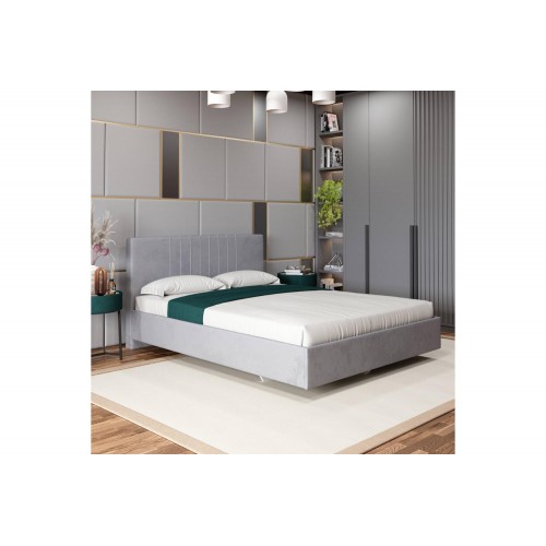 Кровать с латами Соло 180*200, Серый