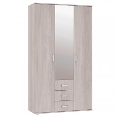 Шкаф трехдверный для одежды Белла, ясень белый