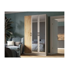 Шкаф Вегас 1200, Кашемир, Дуб крафт золотой