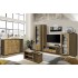 Шкаф комбинированный Либерти 51.03, Дуб Вотан, Черный