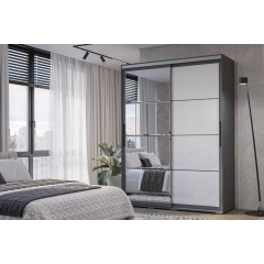 Шкаф-купе ШКК-06 Крафт-6, Графит
