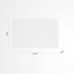 Шкаф навесной под ТВ Эко ШКН-06