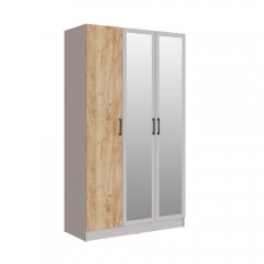 Шкаф Вегас 1200, Кашемир, Дуб крафт золотой