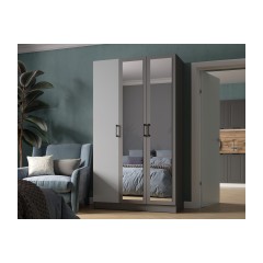 Шкаф Вегас 1200, Графит серый, Камень серый