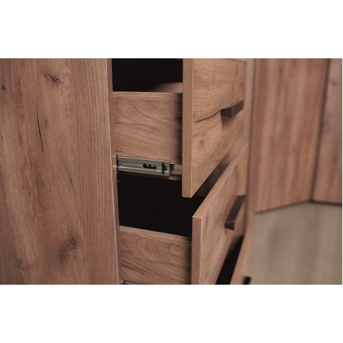 Комод высокий Nature 45, дуб табачный