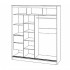 Шкаф-купе Элегант №1 1,7 Венге