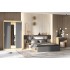 Тумба прикроватная Бася (2 шт.), Графит, Дуб крафт