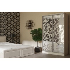 Шкаф-купе Тринити 3 1,35 м, Сандал светлый