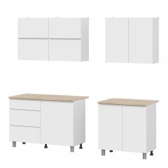 Готовая кухня Токио 2м серия 3, Белый