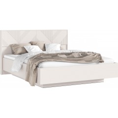 Кровать Ирис с ортопедическим основанием (металл) 1,6м, Кашемир
