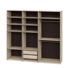 Шкаф без фасадов Этна 2.5 м. Комплект 3