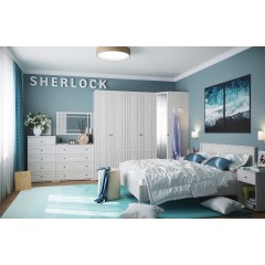 Спальня Sherlock. Комплект 2, ясень светлый
