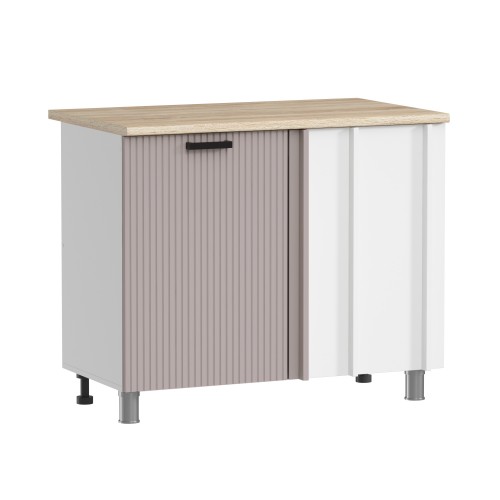 МК Аленушка НПУ 1000 Лотос Кашемир,скоба антрацит (со столешницей)