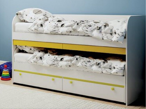 Кровать детская двухярусная"Мамба" с ящиками